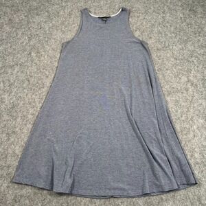 Free Fly Heathered Coastal Sage Sleeveless Flex Bamboo Dress Women's Size Medium